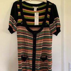 LAST CHANCE - Nanette Lepore Stripped Sweater